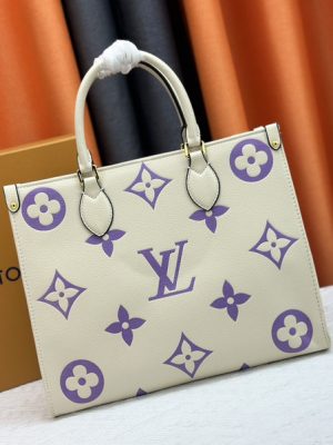 P0 Upgraded original M46542 ONTHEGO medium-sized handbag M45494 apricot print 45495 black print 45496 white print 45982 brown print M44571 Monogram picture first print and dye, then imprint soft on the grain cowhide, its abundant content can be included in the notebook